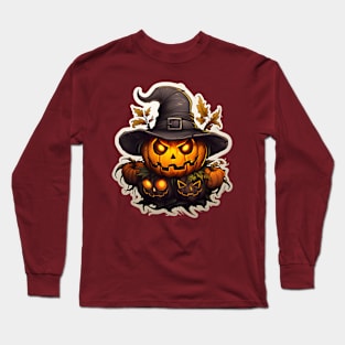 Pumpkin in a hat Long Sleeve T-Shirt